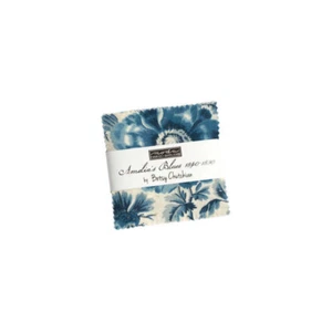 Moda Amelia's Blues 1840-1890 Mini Charm Pack 2.5" Squares Fabric By Betty Ch... - Picture 1 of 3