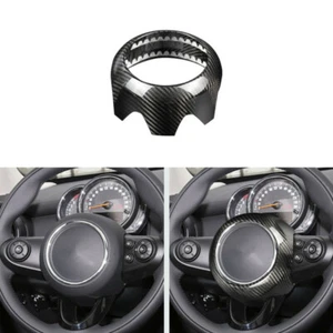 Carbon Fiber Car Steering Wheel Center Cover For Mini Cooper F54 F55 F56 F57 F60 - Picture 1 of 8