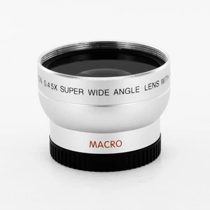 Wide Angle Lens 0.45X + Macro FOR SONY HDR-SR5 HDR-SR7 SR12 CX12,CX7,HC5,HC7,HC9 - Picture 1 of 1