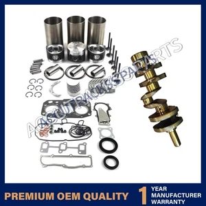 Kit de reconstrucción de cigüeñal 3TNV70 para motor Yanmar ZX8-2 ZX10U-2 ZAXIS17U-2 - Imagen 1 de 7