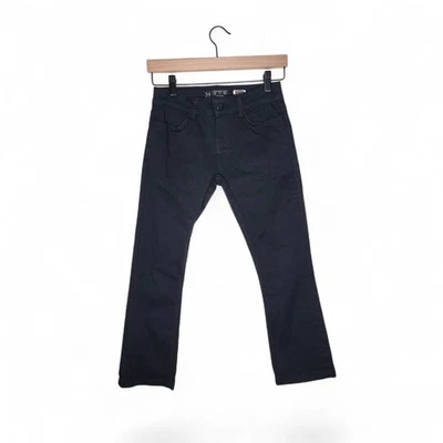 Zara Basic Cropped Baby Bootcut Jeans in Black Size 2 - Image 1 of 4