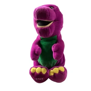 Vintage großer Barney der Dinosaurier Stofftier Plüsch 14 Zoll Golden Bear Co. Lyons SELTEN - Bild 1 von 6