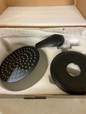 Sistema de ducha de lluvia negro mate K-H8056B-8, montaje en pared de 8", 1,8 GPM, sin marca Foto 1 de 3