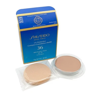 Shiseido UV Protective Compact Foundation Refill SPF 36 - Medium Ivory .42 oz - Image 1 of 2