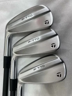 TaylorMade P-770 2024 lefty Iron Set 6-9,Pw 5pc Flex Stiff Travil 85 Graphite - Image 1 of 4