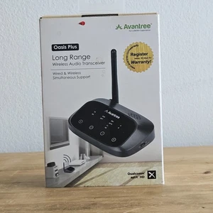 Avantree Oasis Plus Przewodowy i bezprzewodowy nadajnik-odbiornik dalekiego zasięgu BTTC-500P Qualcomm - Zdjęcie 1 z 4