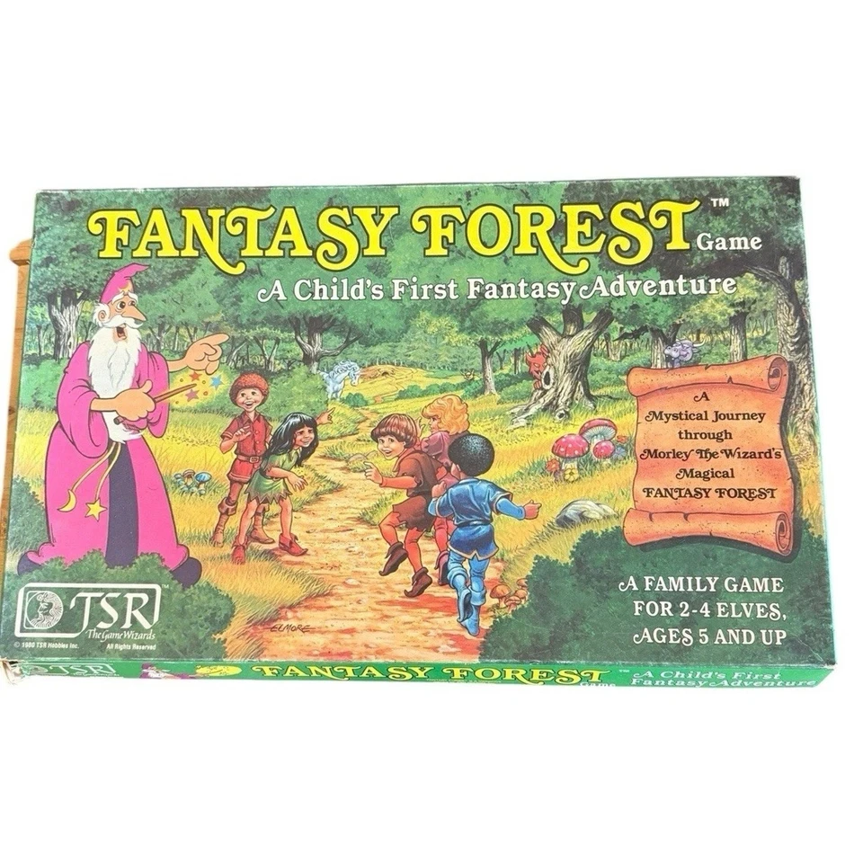 Vintage TSR Hobbies 1980s Fantasy Forest Game Wizards. HTF See Pics - Image 1 of 4