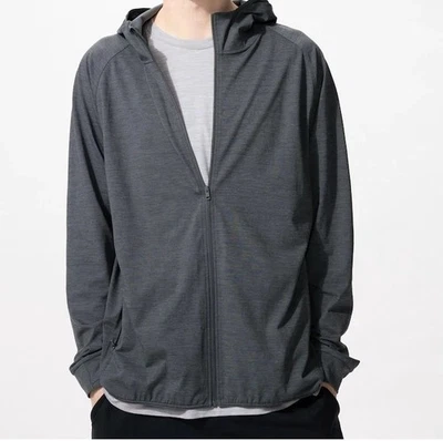UNIQLO DRY-EX Protección UV Cremallera Completa Sudadera con Capucha S-4XL Ultra Elástica Hombres 475387 Nueva con Etiquetas Foto 1 de 4