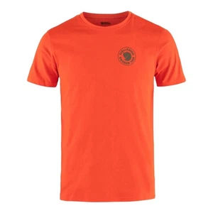 Fjällräven 1960 Logo Herren XL T-Shirt Indigo Flame Orange Fox Schweden BRANDNEU  - Bild 1 von 2