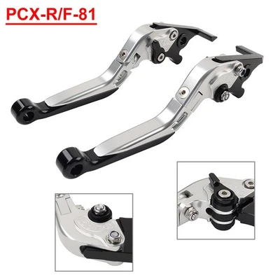 CNC Folding Extendable Brake Clutch Levers For Honda ADV150 2019-2020  silver - Image 1 of 4