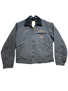 carhartt detroit jacke j97GVL Gr. Small Detroit Jacket Grau Decke Gefüttert  - Bild 1 von 24