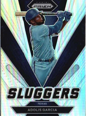 2022 Panini Prizm #SL-8 Adolis Garcia Sluggers Silver Prizm - Image 1 of 2