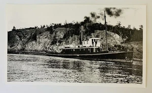 Remolcador de vapor Richard Holyoke Puget Sound Klondike Gold Rush Alaska foto de barco - Imagen 1 de 14