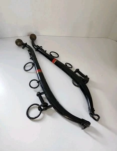 2 antichi Ushco metallo cavallo hame hames vintage ottone e acciaio, imbracatura decorazione giogo - Foto 1 di 10
