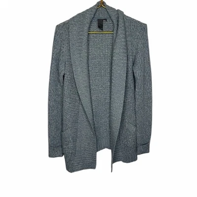 🩵 Suéter Cárdigan Texturizado Frente Abierto QUINN 🤍 Tejido Azul Suave 🩵 Foto 1 de 4