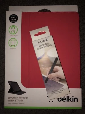 Belkin iPad 2 / iPad 3rd / 4th Gen Tablet Case / Stand. Pink. Free Stylus Pen. - Image 1 of 4