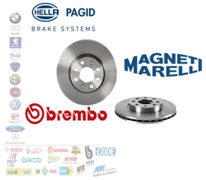 DISCHI FRENO ANTERIORI FIAT STILO BRAVO DOBLO IDEA LINEA BREMBO 09493914 - Foto 1 di 3