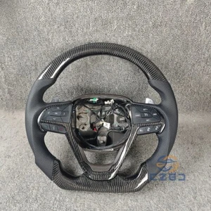 Real Carbon Fiber Steering Wheel For Jeep Grand Cherokee 2014-2021 NO SRT - Picture 1 of 4