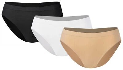 1 bis 12 St Damen Slip nahtlos Unterwäsche Bikini Taillenslip Microfaser - Bild 1 von 4