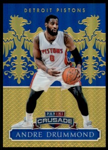 2014-15 Panini Excalibur Crusade Blue #45 Andre Drummond /149