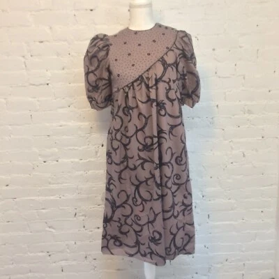 Vestido vintage años 80 Bill Berman Jodi Schwartz cambio asimétrico talla 7 Foto 1 de 4