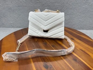 ALDO Women's Meilaniix White Crossbody Bag Mini Purse Zipper 82384 - Picture 1 of 16