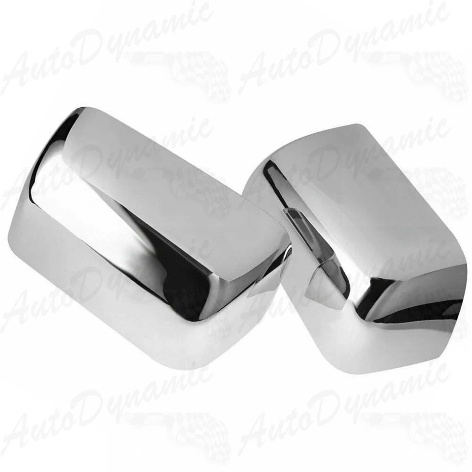 2 PIEZAS CUBIERTA DE ESPEJO RETROVISOR SUPERIOR MEDIO CROMADO SUPERPOSICIÓN PARA FORD F-250 F-350 F-450 2008-2016 Foto 1 de 1