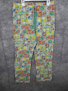 Hey Arnold Nickelodeon Men's Sleepwear Medium Y2K Pajama Pants 90's Cartoon
