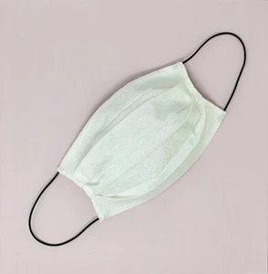 Premium Handmade Cotton Face Mask Filter Packet Washable Reusable - White Angel - Picture 1 of 7