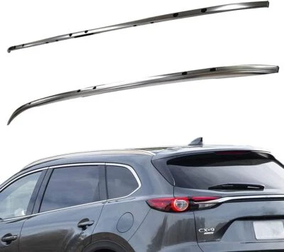 2 шт алюминиевых поперечных штанг для Mazda CX-9 CX9 2016-2023 годов выпуска серебристые - Изображение 1 из 4