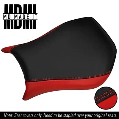 SE ADAPTA A DUCATI 748 916 996 998 MONOPOSTO VINILO PERSONALIZADO FUNDA ASIENTO DELANTERO NEGRO ROJO Foto 1 de 4