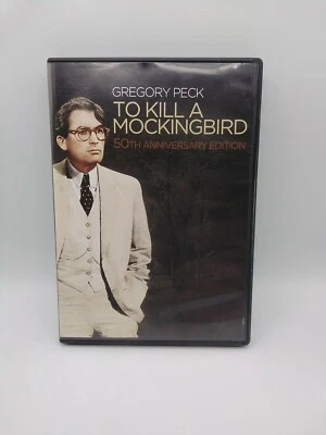 TO KILL A MOCKINGBIRD Gregory Peck 1962  50th Anniversary B/W DVD Used   - Image 1 of 2