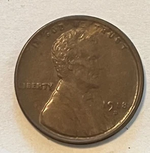 1918-d Lincoln Cent, glänzend, braun, vz/au, schön - Bild 1 von 6