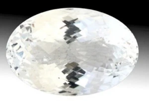 GOSHENITE 14 x 10 MM OVAL CUT ALL NATURAL RARE GEMSTONE AAA - Picture 1 of 1