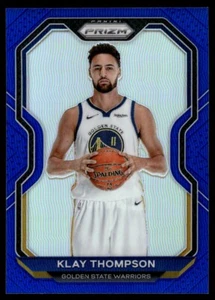 2020-21 Panini Prizm Blue Prizms Klay Thompson 129/199 Golden State Warriors #87 - Picture 1 of 2
