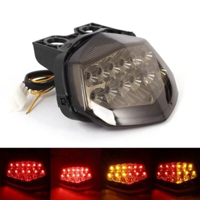Luz trasera intermitente de freno señales de giro LED para Kawasaki Ninja 250R EX250 2008-2012 Foto 1 de 4