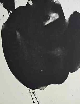 Robert Motherwell Lithograph Three Poems Octavio Paz Limited Edition poem & art - Image 1 of 4