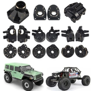 For 1/10 Axial SCX10 III Capra Brass Weights Steering Knuckle Portal Cover Set - Picture 1 of 35