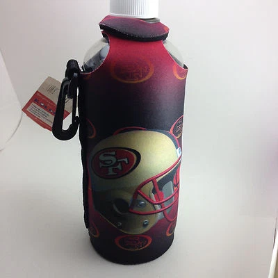 Suporte para tampa de garrafa de água San Francisco 49ers capacete neoprene 1/2 litro - Imagem 1 de 2