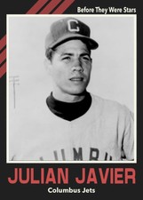Custom Novelty Card Julian Javier Columbus Jets Before They Were Stars 