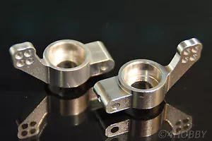 2x Achsschenkel hinten 102012 Achse Halter Alu Upgrade Part Aluminium RC - Bild 1 von 3