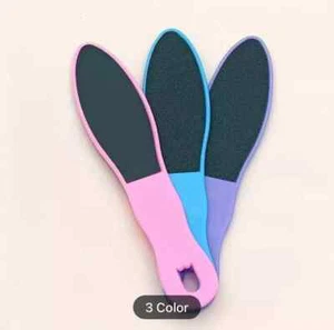 Fußraspel Feile Schrubber harte tote raue Haut Hornhautentferner beidseitig Pediküre - Bild 1 von 4