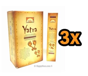'Yatra’ SALE (3 Boxes) 3x180g Parimal Natural Incense Sticks 36x15g Packets - Picture 1 of 2