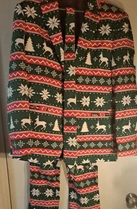 OppoSuits Pac Man Black MultiColored icons 3 piece suit US 38 - Picture 1 of 1