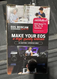 NEW: Canon EOS Webcam Accessories Starter Kit for EOS Rebel T7 T6 T5 T3 7875A011 - Picture 1 of 2