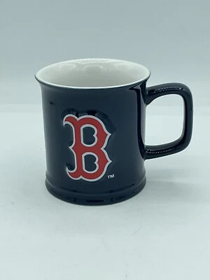 Boston Red Sox Mug Coffee Tea 3D Logo Baseball MLB Collectible Blue and Red - Image 1 of 4