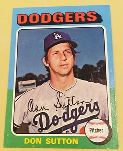 1975 TOPPS BASEBALL MINI # 220 DON SUTTON DODGERS HOF EX/MT - Picture 1 of 2