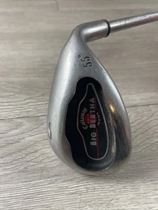 Callaway 2004 Big Bertha 55º SW Sand Wedge SW Uniflex Steel Shaft 35” - Picture 1 of 9