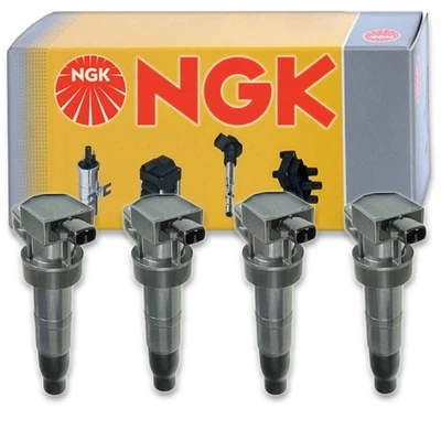 4 pcs NGK Ignition Coil for 2007-2008 Kia Rondo 2.4L L4 - Spark Plug Tune Up vt - Image 1 of 4