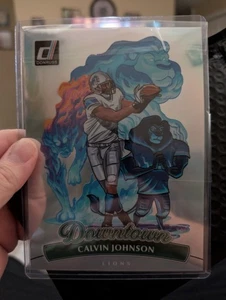 Calvin Johnson 2025 Jumbo Donruss Downtown Football Lions - Imagen 1 de 2